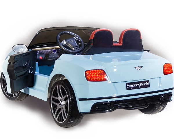 Электромобиль Bentley Continental Supersports Голубой (краска)