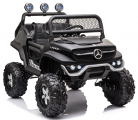 Электромобиль Mercedes-Benz Unimog Mini Черный глянец