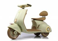 Детский электроскутер K444PX Бежевый