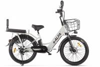 Велогибрид Green City e-ALFA Fat Белый