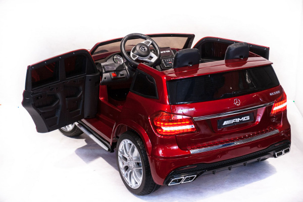 Электромобиль Mercedes-Benz GLS63 AMG Красный (краска)