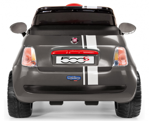 Электромобиль Peg Perego Fiat 500 S Серый