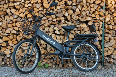 Велогибрид Eltreco e-ALFA GL Темно-серый