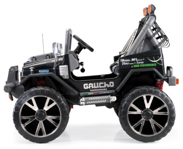 Электромобиль Peg Perego Gaucho Superpower NEW Черный