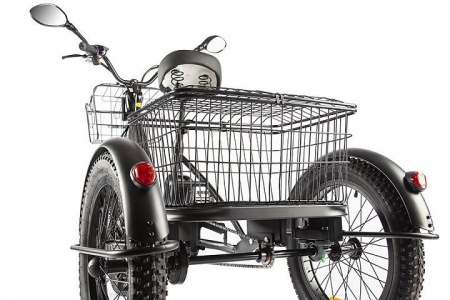 Трицикл GREEN CITY e-ALFA Trike Черный