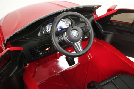 Детский электромобиль BMW X6M (JJ2199) Вишневый глянец