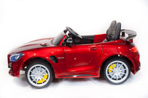 Электромобиль Mercedes Benz GTR 4Х4 Красный (краска)