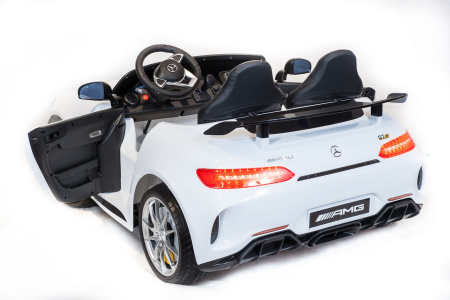 Электромобиль Mercedes Benz GTR 4Х4 Белый