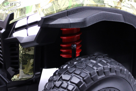 Детский электромобиль P333PP (Buggy) Зеленый камуфляж