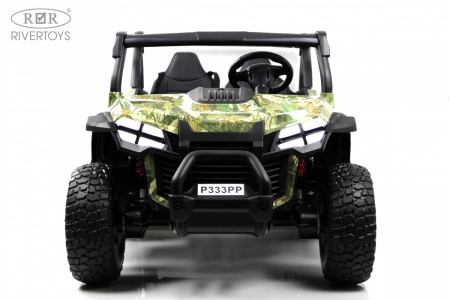 Детский электромобиль P333PP (Buggy) Зеленый камуфляж