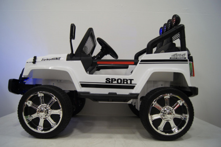 Электромобиль Jeep T008TT 4*4 Белый