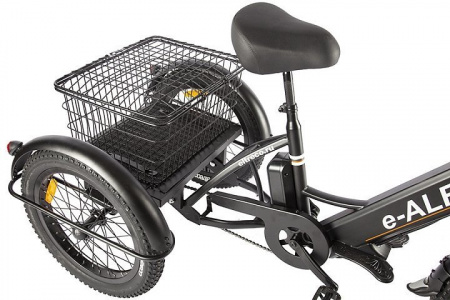Трицикл GREEN CITY e-ALFA Trike Черный