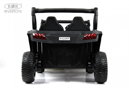 Детский электромобиль P333PP (Buggy) серый камуфляж