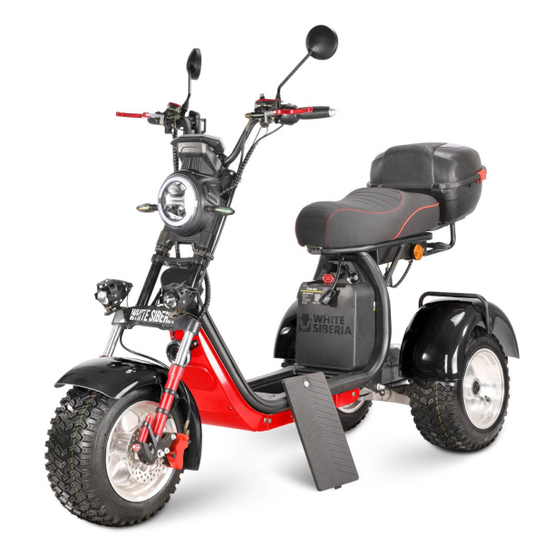 Электроскутер WHITE SIBERIA IKRA 178W Black